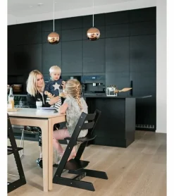 Højstol bøg inkl. newborn sæt - natural