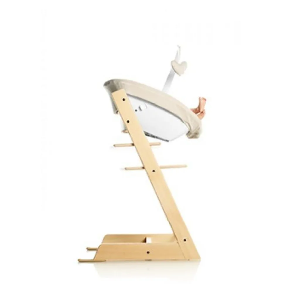 Højstol bøg inkl. newborn sæt - natural