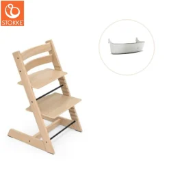 Højstol inkl. storage opbevaring - eg natur