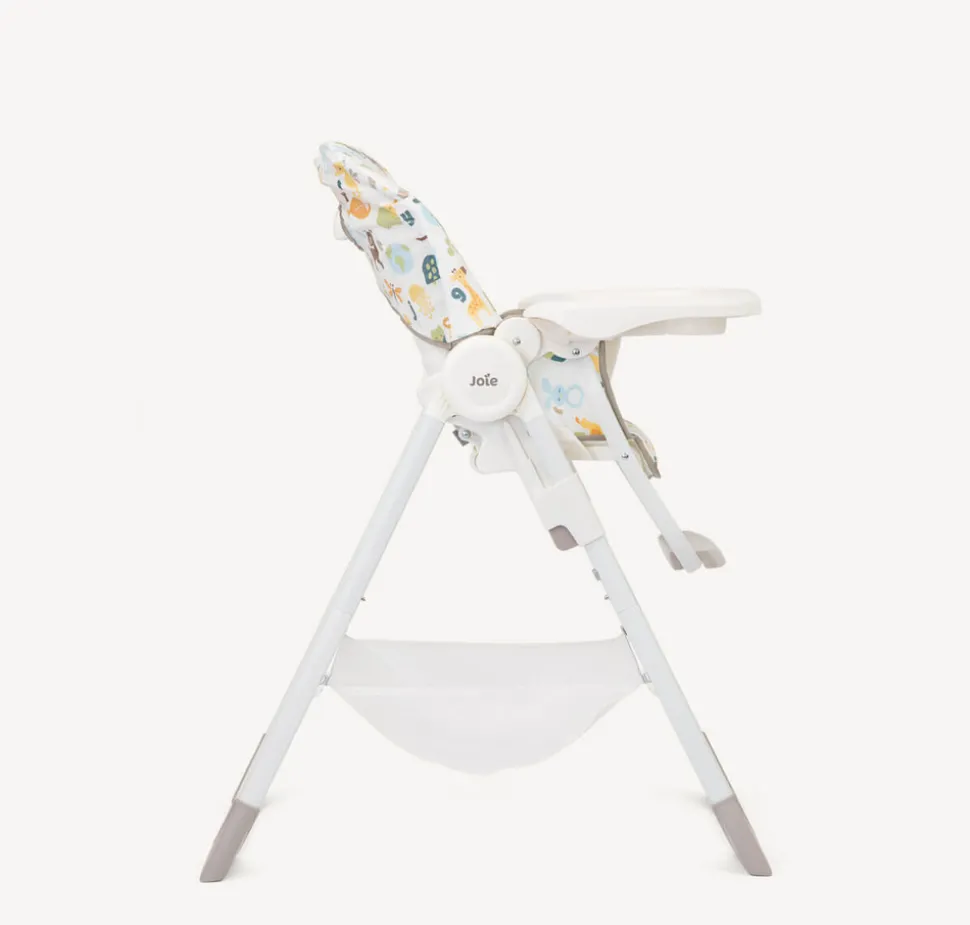 Højstol, Snacker 2i1, grå/hvid