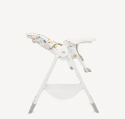 Højstol, Snacker 2i1, grå/hvid