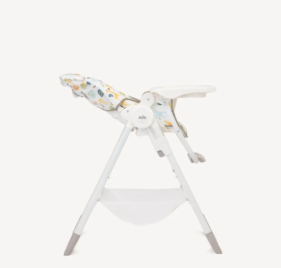 Højstol, Snacker 2i1, grå/hvid