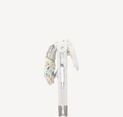 Højstol, Snacker 2i1, grå/hvid