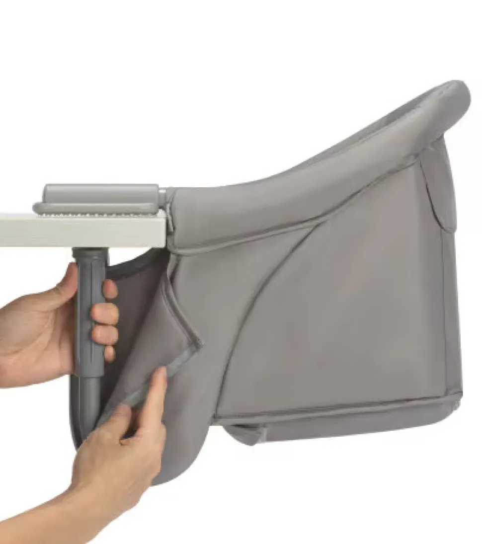 Højstol til bord, Malva Mineral grå