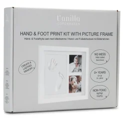 Hånd & Fodaftryk sæt med billedramme