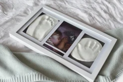 Hånd & fodaftryk sæt med billedramme