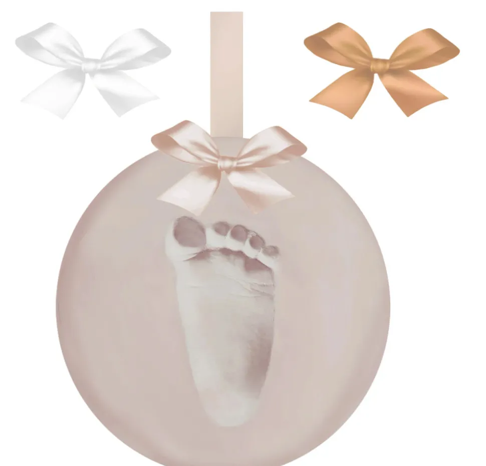 Hånd og fodaftryk - Ler - Ophæng - Beige