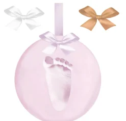 Hånd og fodaftryk - Ler - Ophæng - Pink