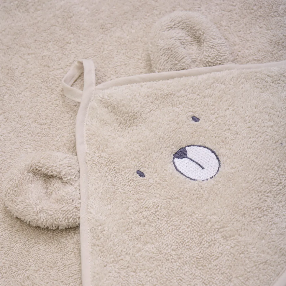 Håndklæde med hætte - Dove - 83*83 cm