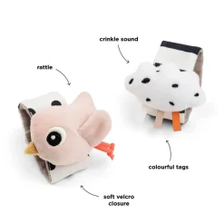 Håndledsranglesæt 2 stk. Happy clouds Pudder