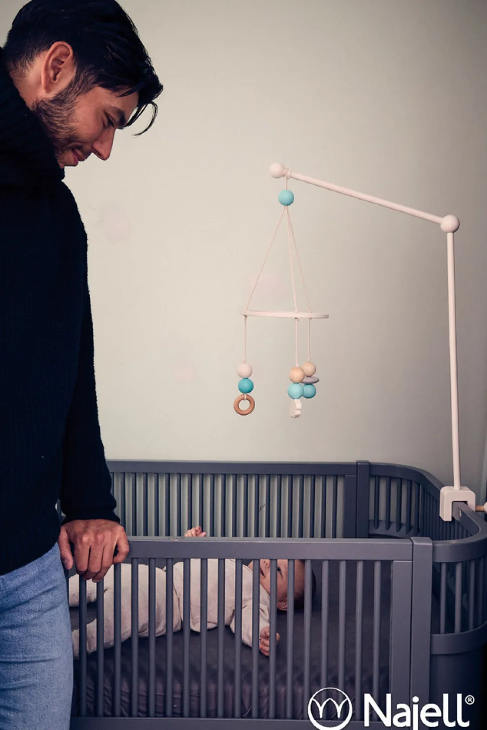 Holder til himmel el. uro - Hvid