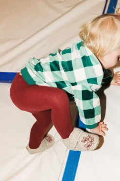 Hortensia uld hjemmesko - Beige Melange