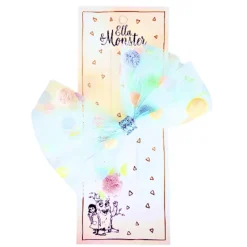 Hårclips Big Party Bow Green