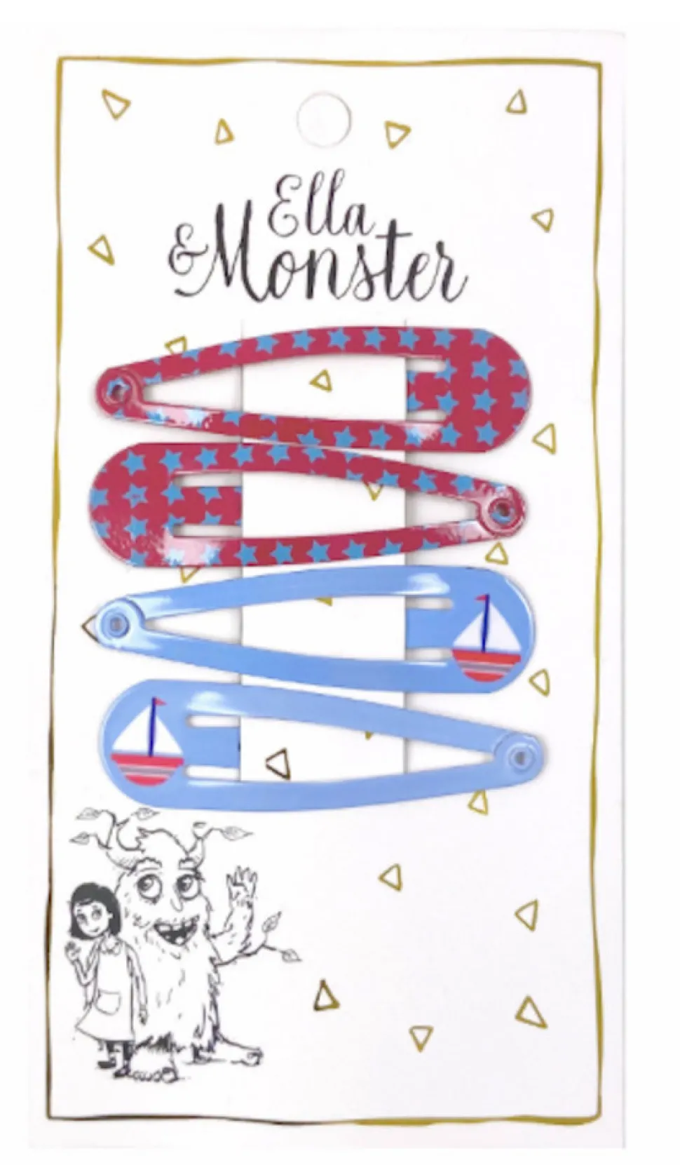 Hårclips Boat Combi