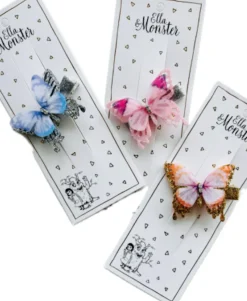 Hårclips Butterfly Dream 6 Pcs 3 Colors