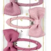 Hårclips Dusty Rose Bow