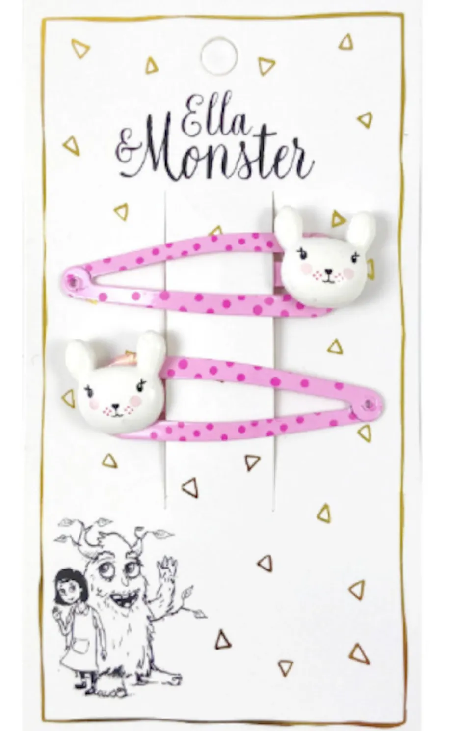 Hårclips Pink Bunny