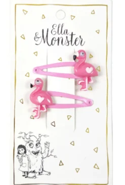 Hårclips Pink Flamingo