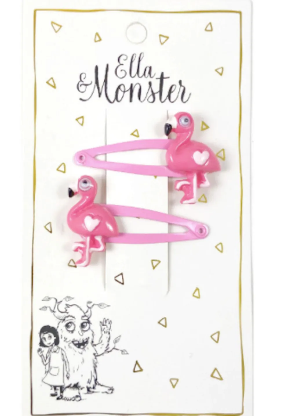 Hårclips Pink Flamingo