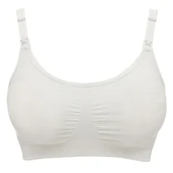 3-i-1 amme- og pumpe-BH hvid M