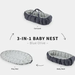 3-i-1 Babylift - Blue Olive