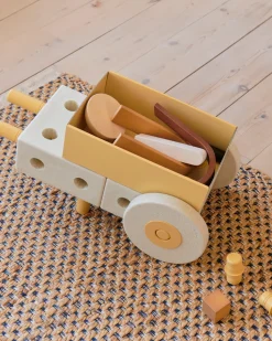 3-in-1 Baby Walker Sand Grey / Honey Yellow