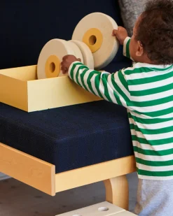 3-in-1 Baby Walker Sand Grey / Honey Yellow