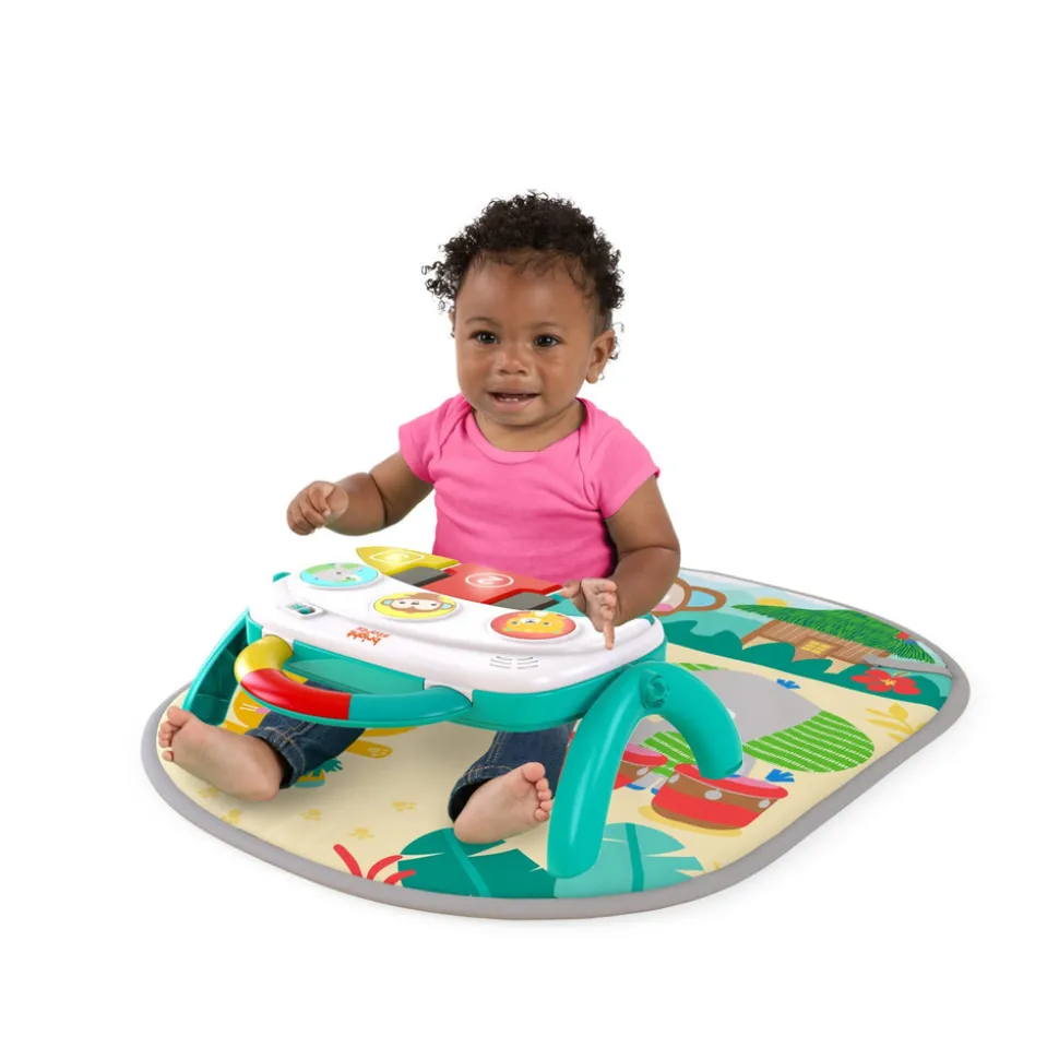 4-in-1 Groovin Kicks aktivitets-gym,klaver & tromme