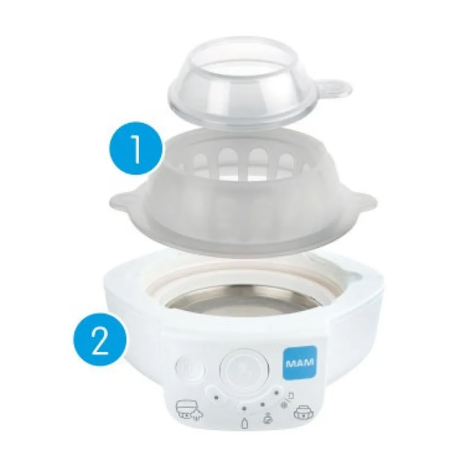 6in1 sterilisator & flaske varmer