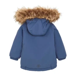 Jakke m. Fake Fur - Vintage Indigo