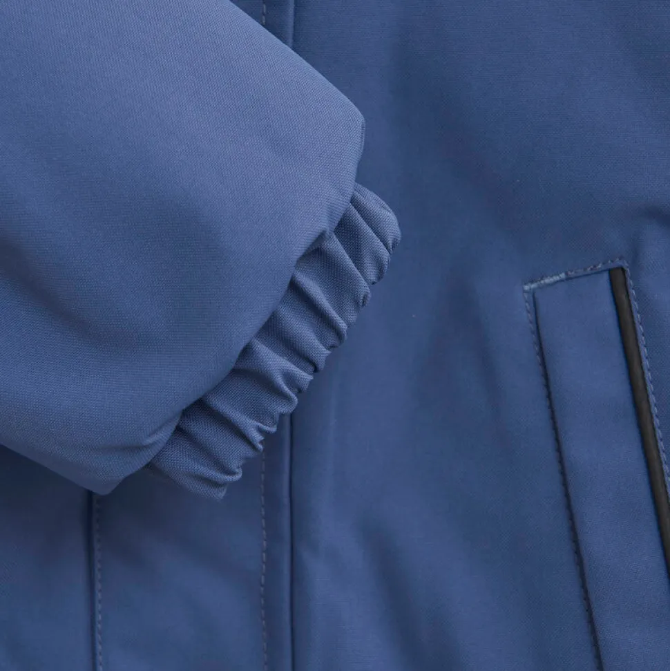 Jakke m. Fake Fur - Vintage Indigo