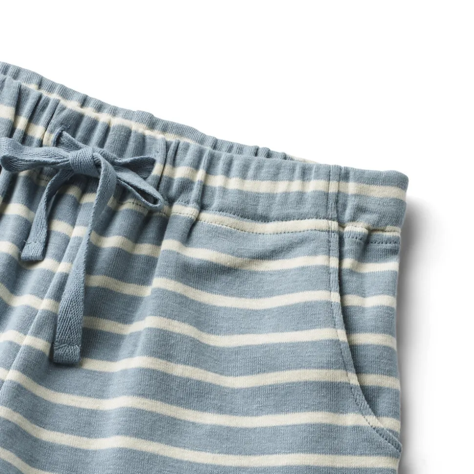 Jersey Shorts Kalle - ashley blue stripe