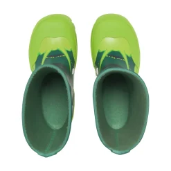 Jolly print gummistøvle - Bottlegreen/Multi