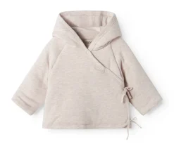 Jules - Vatteret Babyjakke - Light beige melange