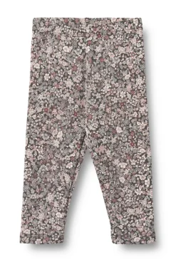 Jules Jersey Leggings - Purple stone flowers
