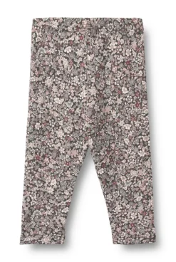 Jules Jersey Leggings - Purple stone flowers