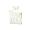 Junior sengetøj, Dino Green/Beige 100x140 cm