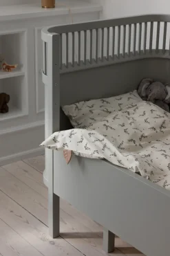 Junior sengetøj, powder blossom, beige 140x100