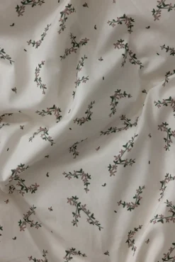 Junior sengetøj, powder blossom, beige 140x100