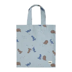 Junior Sengetøj 100x140, Dino Blue Fog