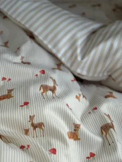 Juniorsengetøj, Bambi Beige 100x140 cm
