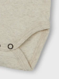 Kab langærmet body NOOS - peyote melange