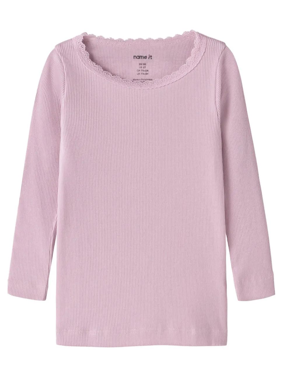 Kab langærmet top - Fragrant Lilac