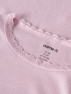 Kab langærmet top - Fragrant Lilac