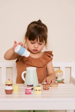 Kagefad i træ, hvid