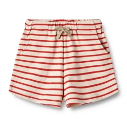Kalle jersey shorts - red stripe