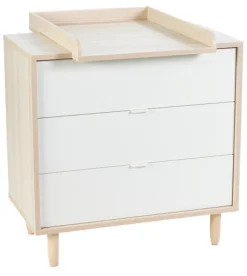 Karl starterpakke - seng, puslekommode, madras og lagen