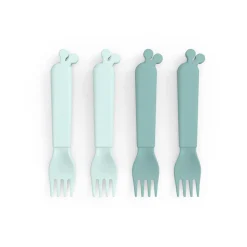 Kiddish gafler 4 stk. Raffi - blå