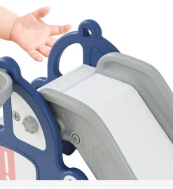 Kids Zone bil med rutsjebane og basket