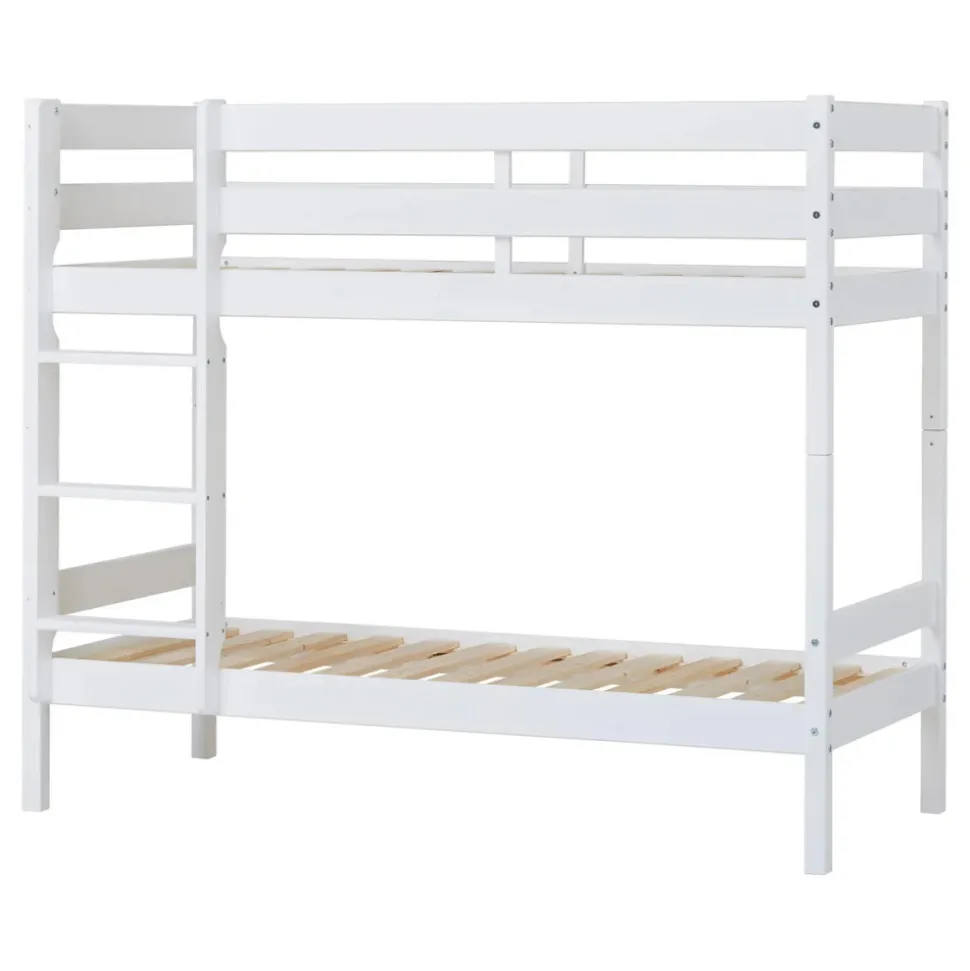 Køjeseng inkl. bund, Eco comfort 70x160 cm. - Hvid